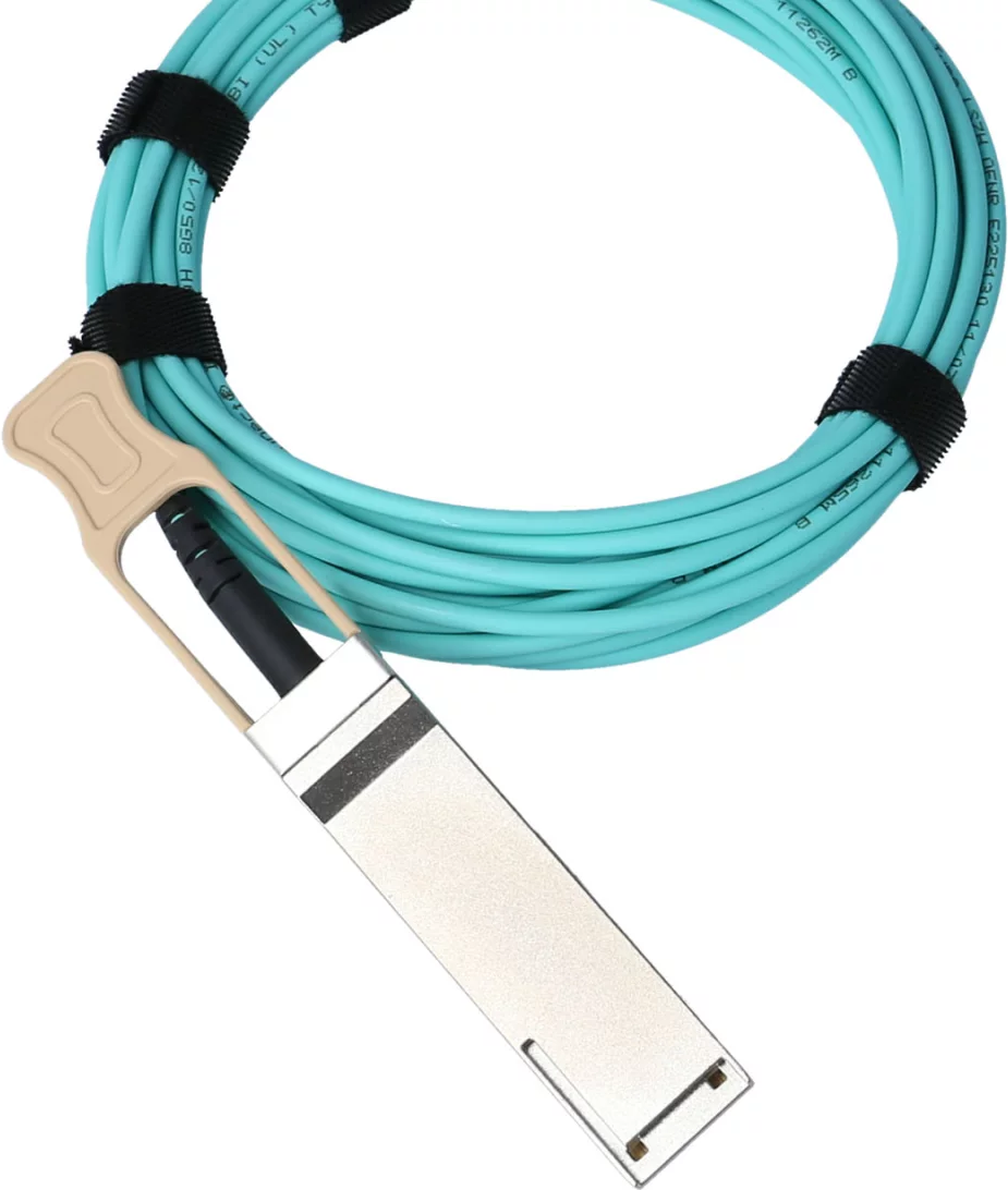 Kompatibles Gigamon CBL-510 QSFP28 BlueOptics Aktives Optisches Kabel (AOC), 100GBASE-SR4, Ethernet, Infiniband, 10 Meter (CBL-510-BO)
