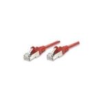 Intellinet Network Patch Cable, Cat6, 5m, Red, CCA, U/UTP, PVC, RJ45, Gold Plated Contacts, Snagless, Booted, Lifetime Warranty, Polybag (343367)