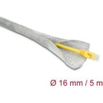 Delock Geflechtschlauch zur EMV Abschirmung selbstschließend 5 m x 16 mm (20993)