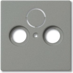 Busch-Jaeger 1743-803. Produktfarbe: Grau, Markenkompatibilität: Busch-Jaeger, Oberflächentyp: Matte. Breite: 63 mm, Höhe: 63 mm (1724-0-4291)