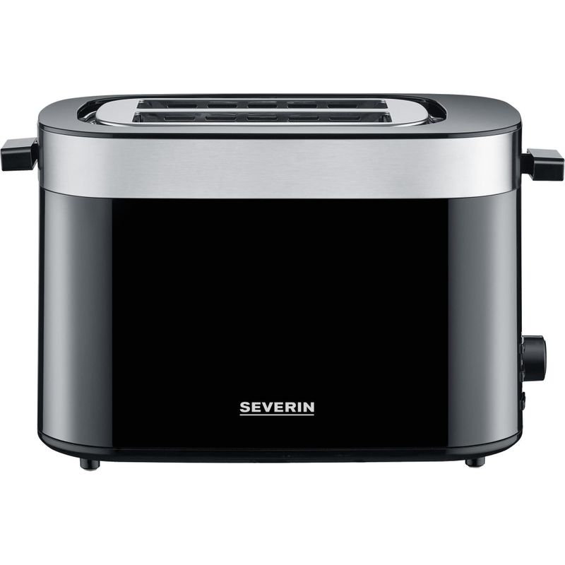 Severin AT9264 Toaster Schwarz / Edelstahl-gebürstet AT9264