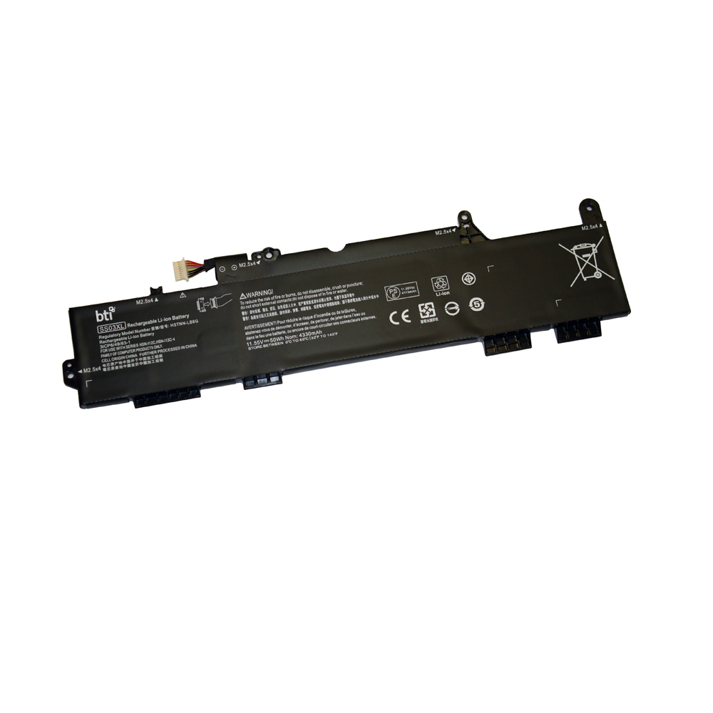 BTI 933321-855-BTI Laptop-Akku 4330 mAh 50 Wh Schwarz