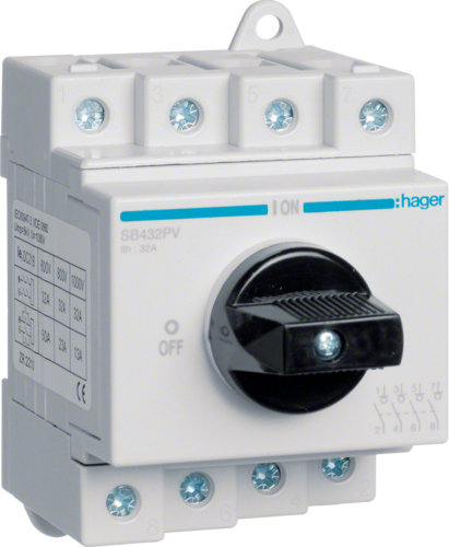 Hager DC-Lasttrennschalter SB432PV (SB432PV)