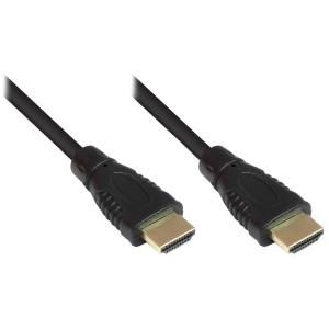 eStars High-Speed HDMI Kabel mit Ethernet, schwarz, 0,5m