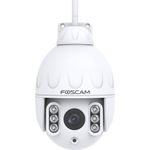 Foscam SD4 Überwachungskamera [Outdoor, Super HD, Dual-Band WLAN, 4x optischer Zoom mit Autofokus] (SD4)
