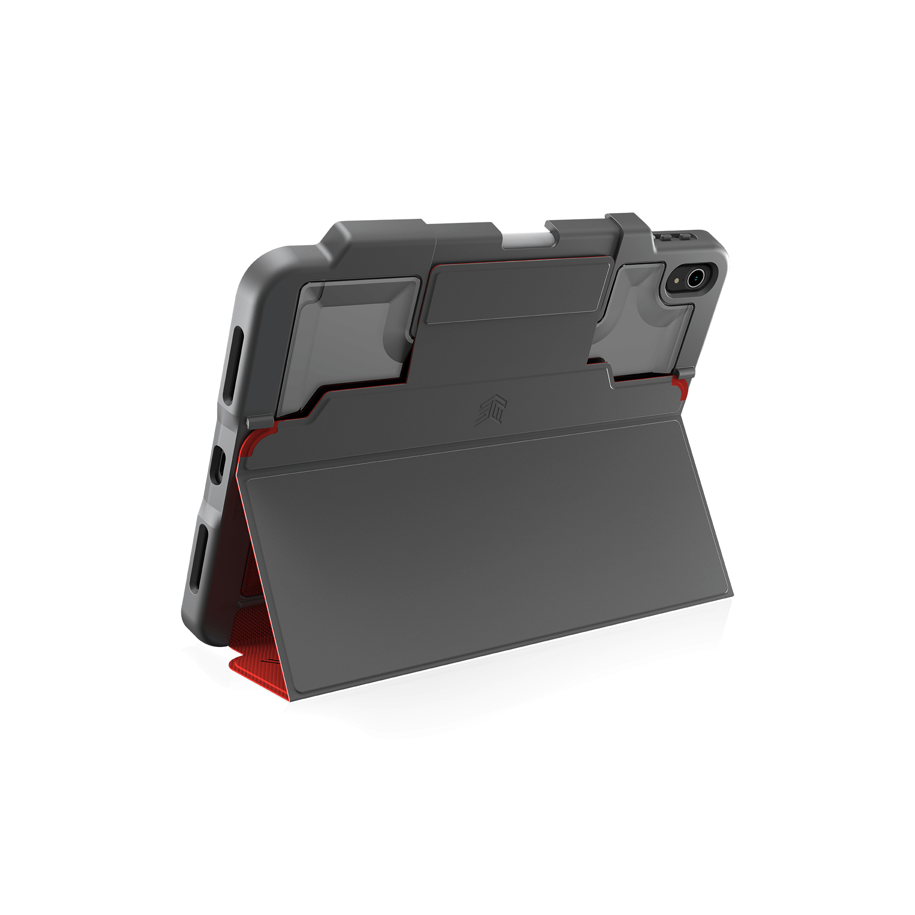 STM Dux Plus Flip-Hülle 10,9" für Apple iPad (10. Generation) Schwarz - Rot