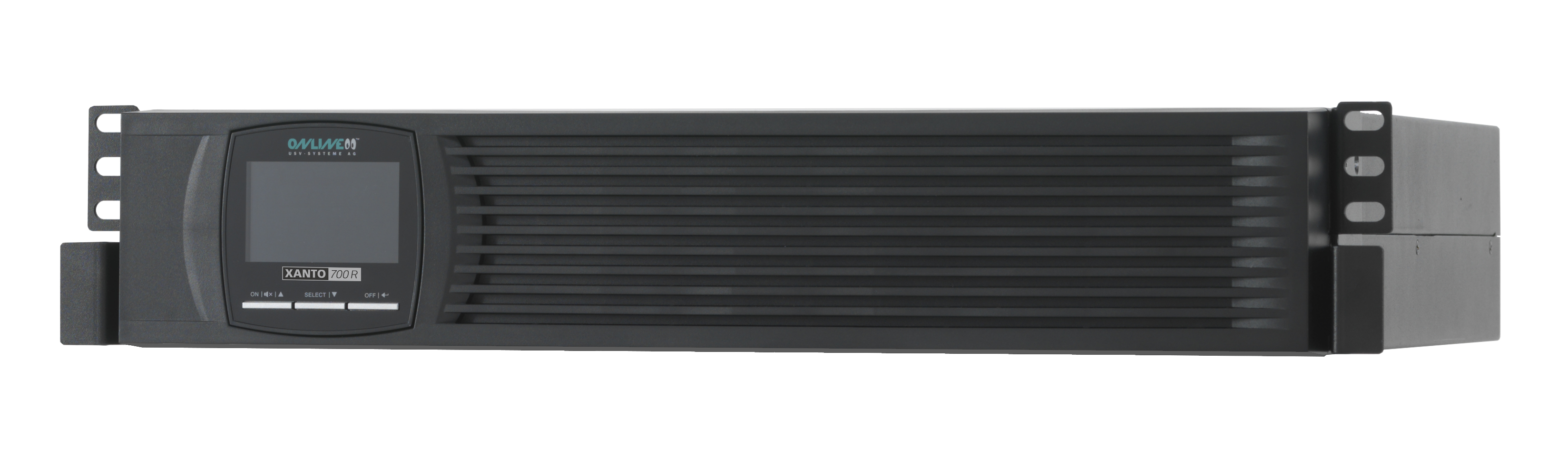 Online USV Systeme XANTO 700R USV 700 VA 700 W 2HE Rack/Tower Schwarz