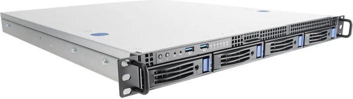 Ernitec 1U 4 Bay Server - Xeon 6357P, 2x1GbE, IPMI, TPM, 2x300W, Rails, WinServ 2025 STD (SR-1X54R-HW-WS)