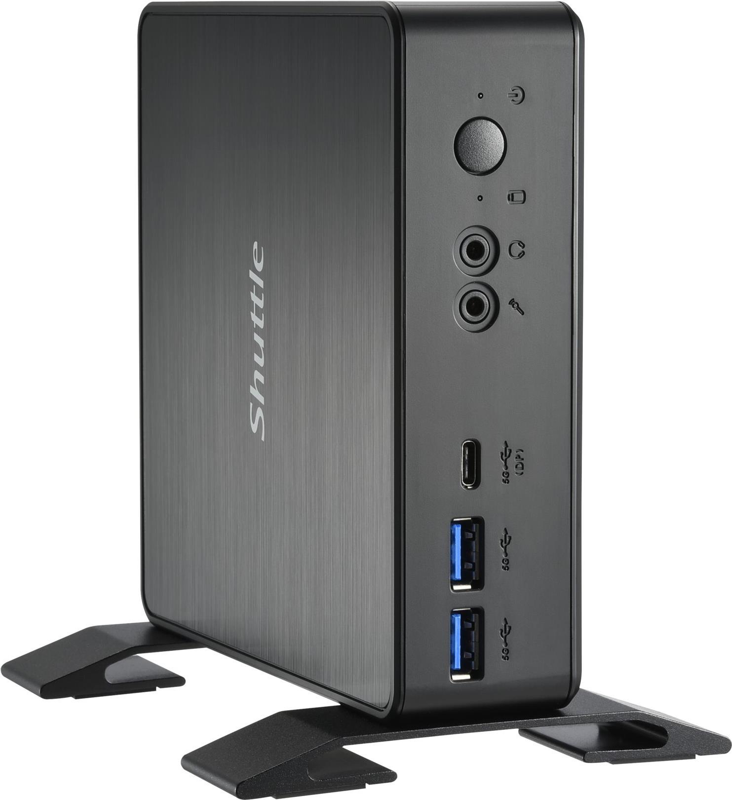 Shuttle XPC nano NC40U5 Barebone Mini-PC Intel Core i5-1235U DDR4 Schwarz
