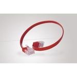 Patchkabel Cat.6 U/UTP, ungeschirmt, flach, rot, 3.0m superflaches Patchkabel z.B. für die Verlegung unter Teppichböden und Fußleisten (77803r)