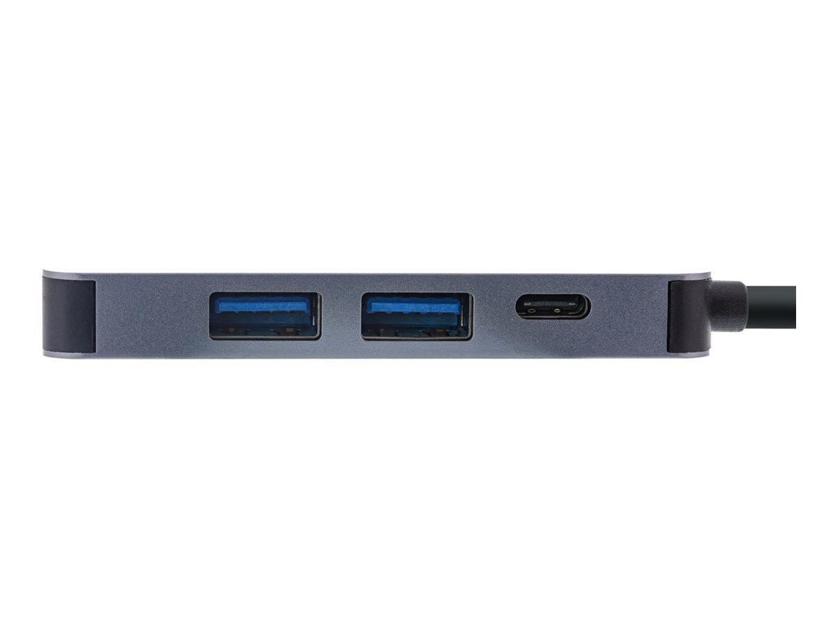 InLine 33271H Multifunktions-Hub USB 3.2 Gen.1 2x USB-A 5Gb/s HDMI 4K/30Hz USB-C PD 87W Grau
