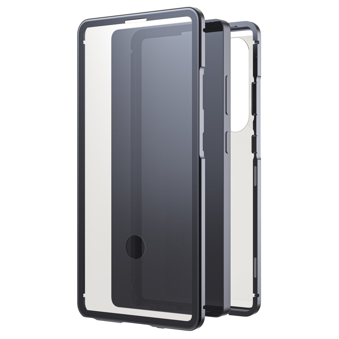 Black Rock Cover 360° Glass für Samsung Galaxy S25 Ultra Schwarz