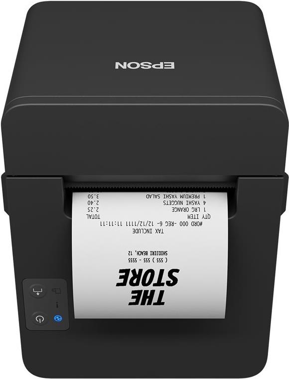 Epson TM-T20IV Bondrucker Thermodirekt 203 dpi 250 mm/Sek. USB RS-232 Ethernet Schwarz