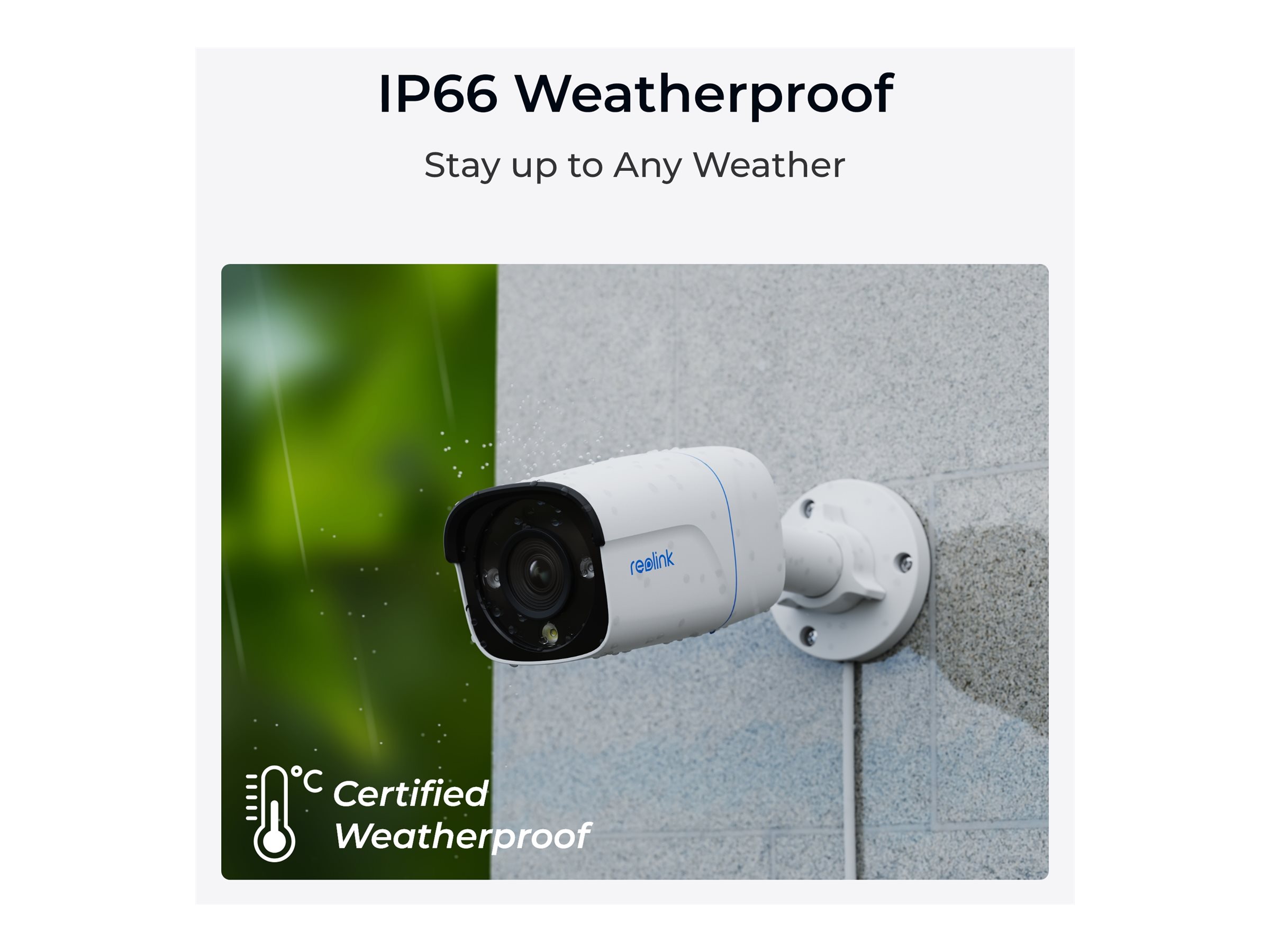 Reolink P330 Bullet 4K IP-Sicherheitskamera Weiß