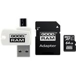 Goodram All in one M1A4-0640R12 Speicherkarte 64 GB MicroSDXC Klasse 10 UHS-I + Der Kartenleser (M1A4-0640R12)