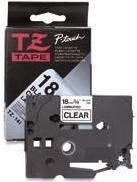 Brother Tape Black On Clear 18mm (TZS141)