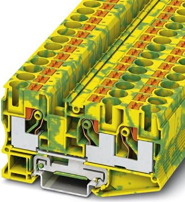 Phoenix Contact PT 10-TWIN-PE - Schutzleiter-Reihenklemme PT 10-TWIN-PE Grün-Gelb Inhalt: 1 St. (3208745)