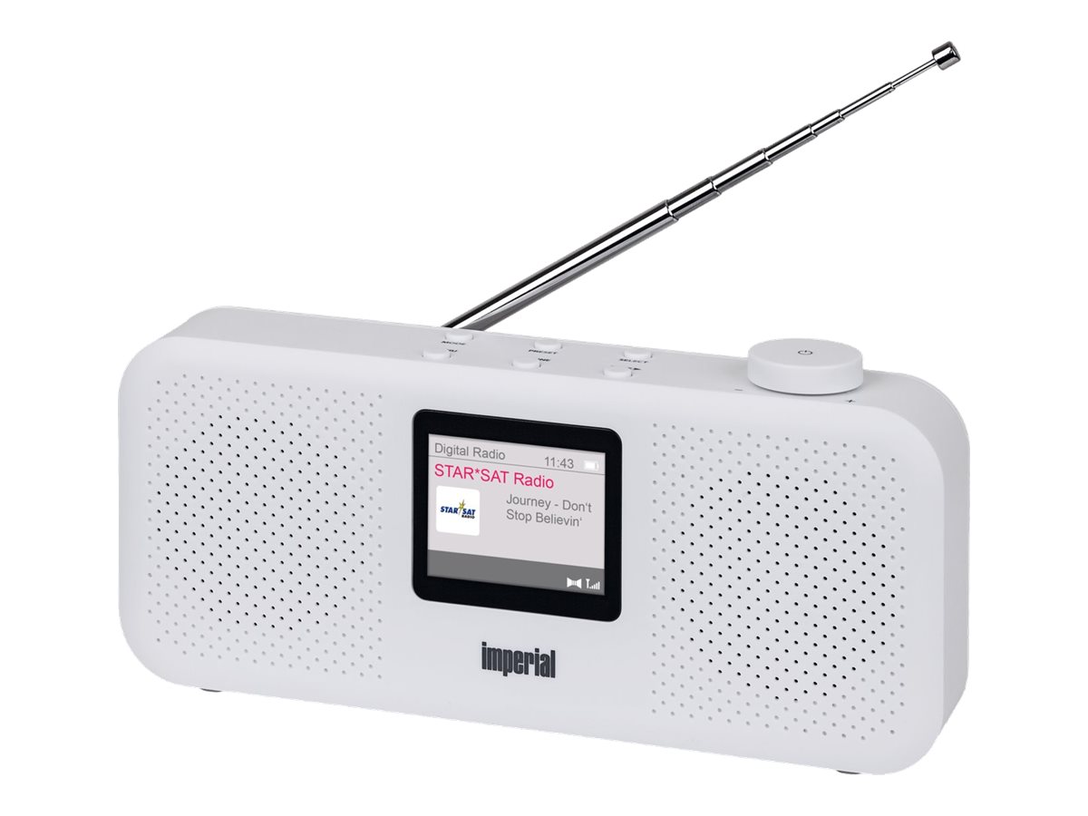 Imperial DABMAN 16 Tragbares DAB-Radio 2 W Weiß
