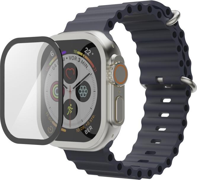 Hama Displayschutz Super Hybrid für Apple Watch Ultra/Ultra 2/Ultra 3, 49 mm (00210969)
