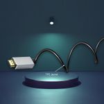 Helos Anschlusskabel, HDMI Stecker/Stecker, PREMIUM 8K, 3,0m, schwarz HDMI 2.0 Stecker/Stecker , PREMIUM , TPE Außenmantel - hochflexibel , Aluminium-Gehäuse , 3840 x 2160 @ 60 HZ , vergoldete Kontakte , ULTRA HD 8K , Abwärtskompatibel , ROHS 2.0 und REACH-konform , Farbe: schwarz (288399)