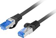 Lanberg Patchkabel CAT.6A S/FTP LSZH CCA Fluke Zert.sw (PCF6A-10CC-0025-BK)