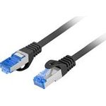 Lanberg Patchkabel CAT.6A S/FTP LSZH CCA Fluke Zert.sw (PCF6A-10CC-0025-BK)