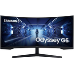 Samsung Odyssey G5 Curved Gaming Monitor 86 cm (34 Zoll) (UWQHD, VA, 1ms, 165Hz, HDMI, DisplayPort, FreeSync) [Energieklasse G] (LC34G55TWWPXEN) (geöffnet)