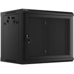 Lanberg 19" 600X450 RACK EINBAUSCHRANK SCHWARZ PERFORIER - Rack (WF01-6409-23B)