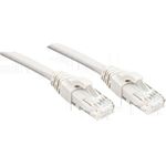 Lindy 0.3m Cat.6 U/UTP Netzwerkkabel, weiß RJ45-Stecker, 250MHz, Kupfer, 24AWG (48090)