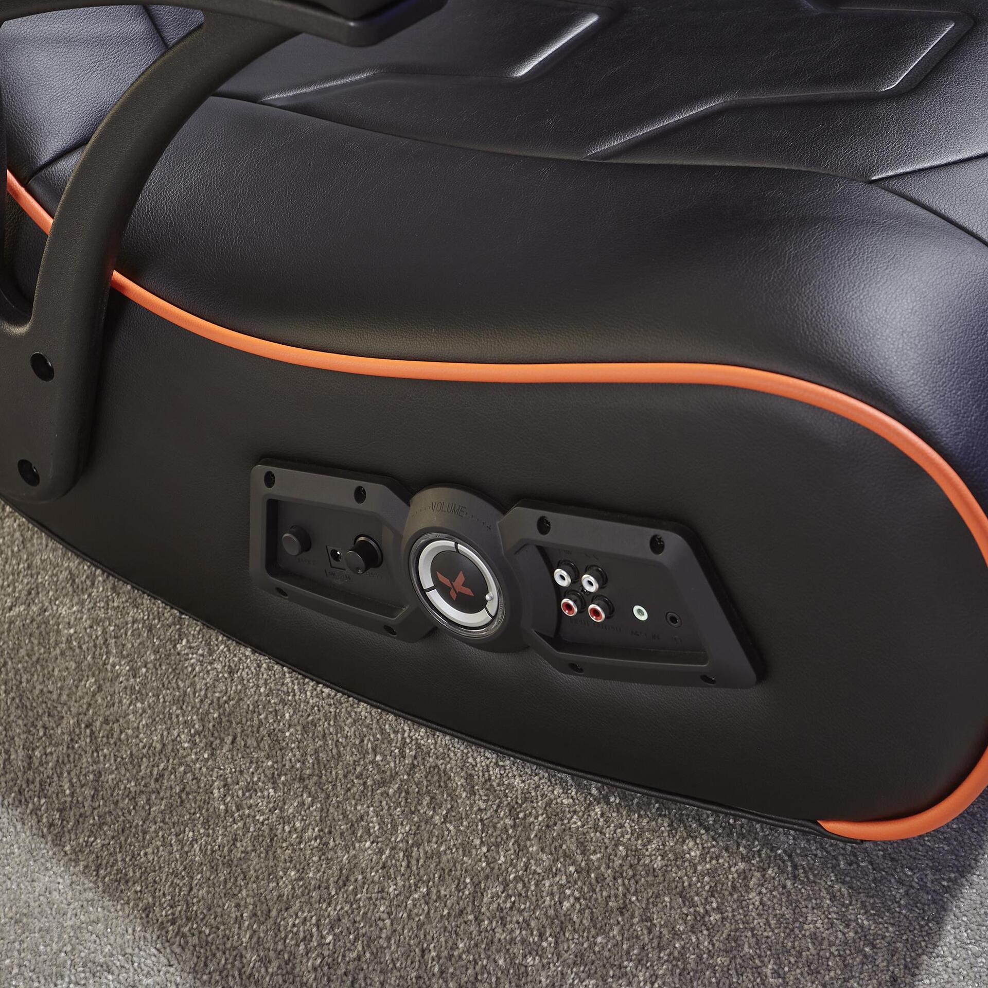 X-Rocker G-Force Konsolen-Gamingstuhl Schwarz, Orange