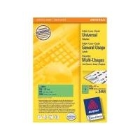 Avery Grün 105 x 37 mm 1600 Etikett(en) (100 Bogen x 16) Aktenetiketten (3454)