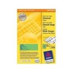 Avery Grün 105 x 37 mm 1600 Etikett(en) (100 Bogen x 16) Aktenetiketten (3454)