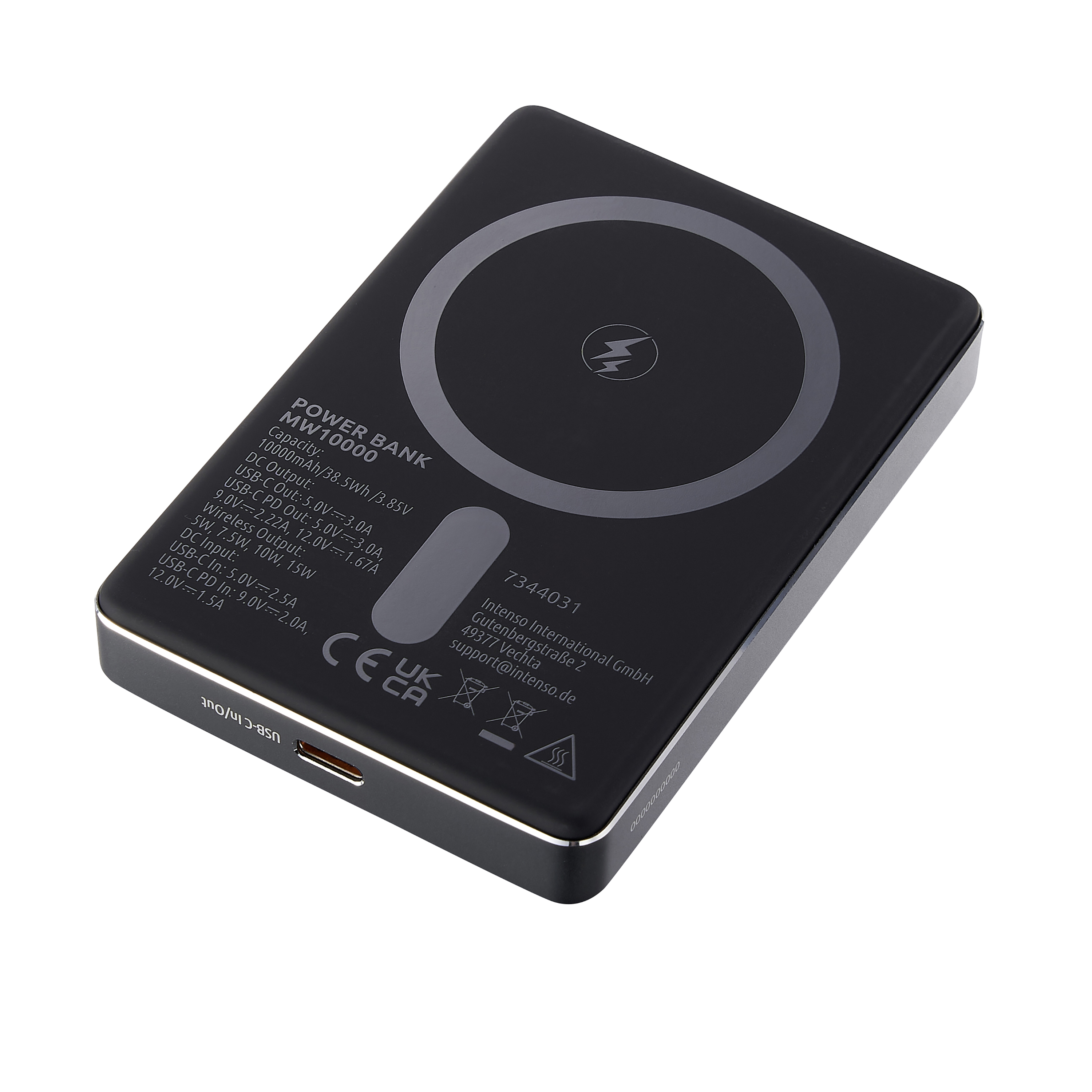 Intenso MW10000 10000 mAh Powerbank Grau