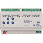 MDT - Jalousieaktor 8-fach 8TE REG 10A für Rollladenmotoren 230VAC bis 600W (JAL-0810.02)