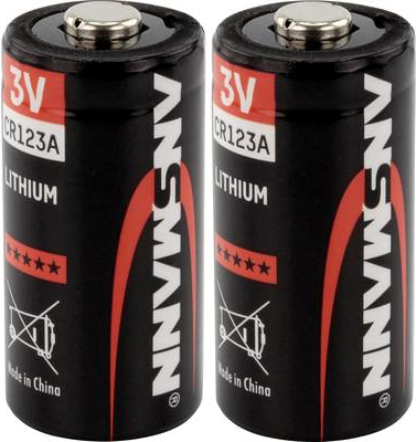 Ansmann 1510-0023 Haushaltsbatterie Einwegbatterie CR123A Lithium (1510-0023)