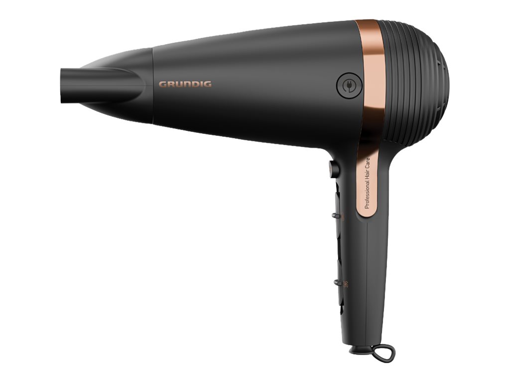 Grundig HD 7081 Haartrockner 2100 W Schwarz, Rosa-Goldfarben