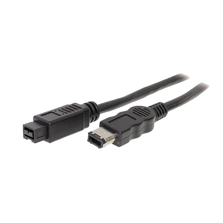 S/CONN maximum connectivity FireWire-Kabel IEEE 1394B 9-pol auf 6-pol Stecker 5 m Schwarz