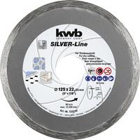 kwb 725270 Diamanttrennscheibe Durchmesser 125 mm Bohrungs-Ø 22.23 mm Fliesen, Keramik 1 St. (725270)