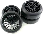 Absima 1 10 Straßenmodell Kompletträder Drift Schwarz 4 St. (2510052)