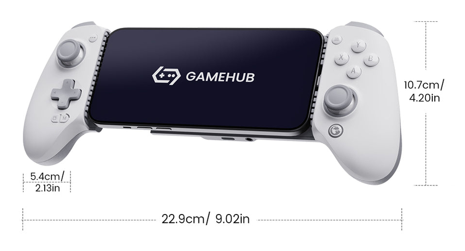 GameSir G8+ MFi Mobile Gaming Controller für Android, iOS, Nintendo Switch Weiß