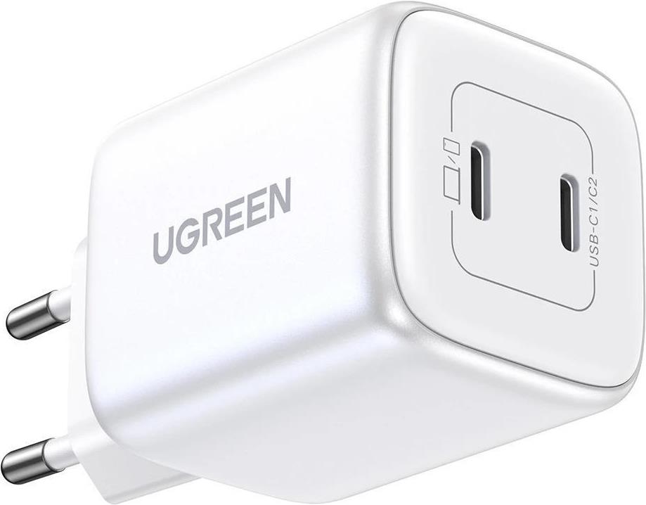 UGREEN Nexode 45W Dual USB-C PD Charger (25W+20W) white (15327)