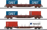 Märklin 47119 H0 3er-Set Containerwagen der SNCB (47119)
