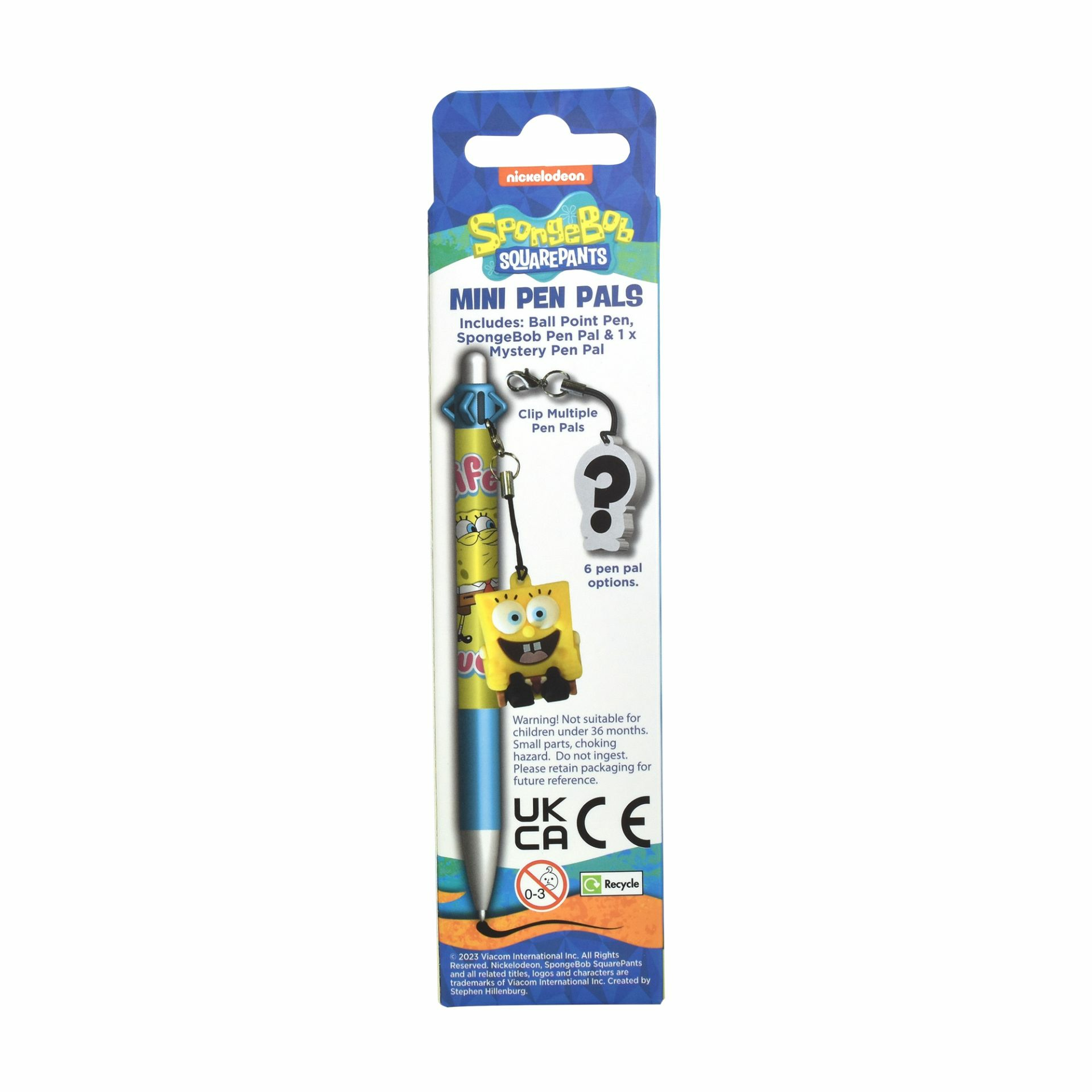 BlueSky Mini Pen Pals - SpongeBob Kugelschreiber Mehrfarbig