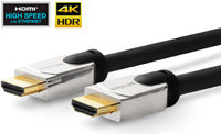 Vivolink PROHDMIHDM2 HDMI-Kabel 2 m HDMI Typ A (Standard) Schwarz - Silber (PROHDMIHDM2)