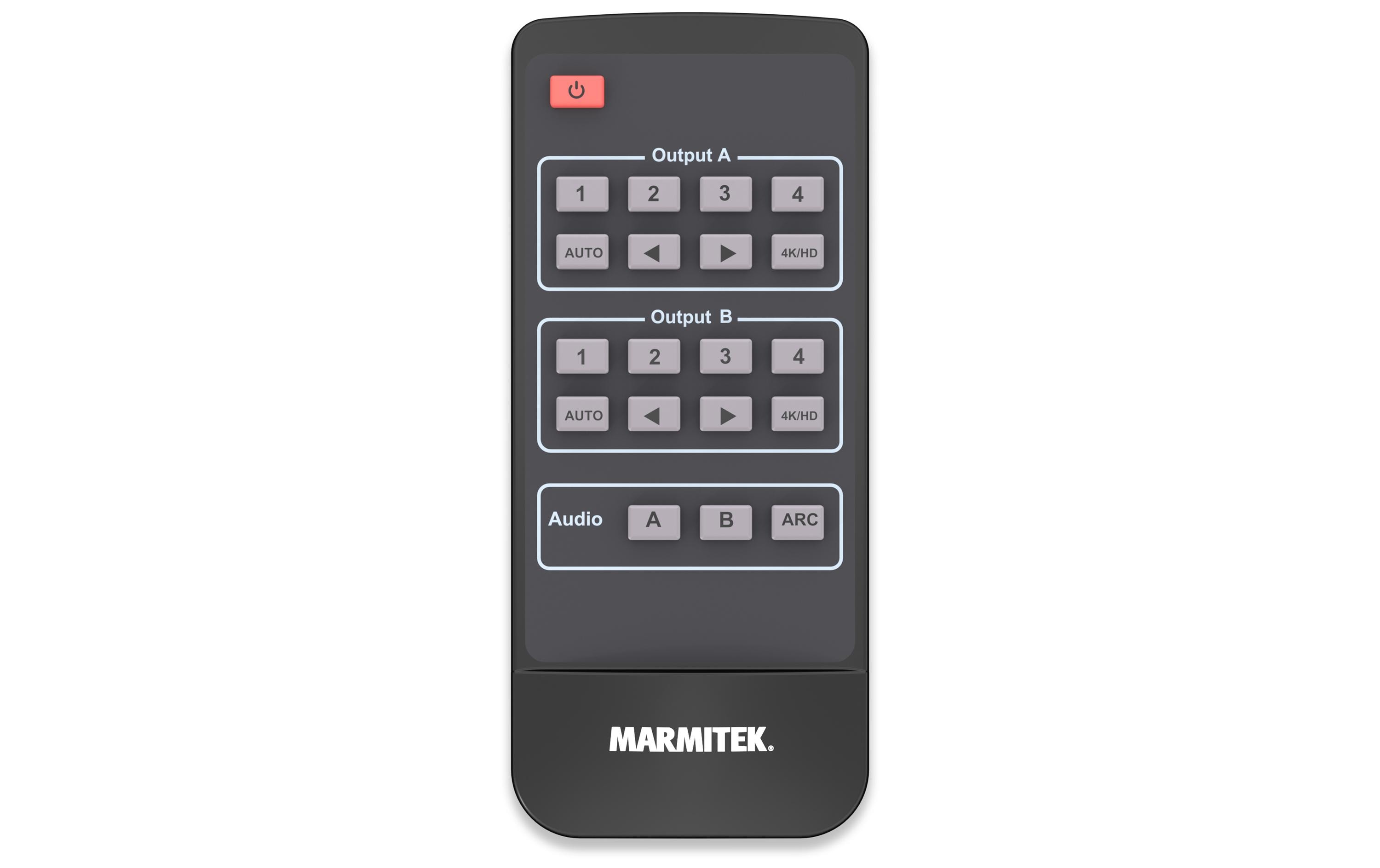 Marmitek Connect 642 Pro AV-Matrix-Umschalter 4K@60Hz 4x HDMI Eingang 2x HDMI Ausgang Schwarz