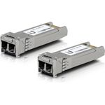 Ubiquiti - SFP (Mini-GBIC)-Transceiver-Modul - 10 GigE - LC Multi-Mode - bis zu 300 m (Packung mit 2) (UACC-OM-MM-10G-D-2)