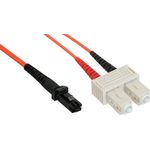 InLine® LWL Duplex Kabel, MTRJ/SC, 50/125µm, 3m (87253)