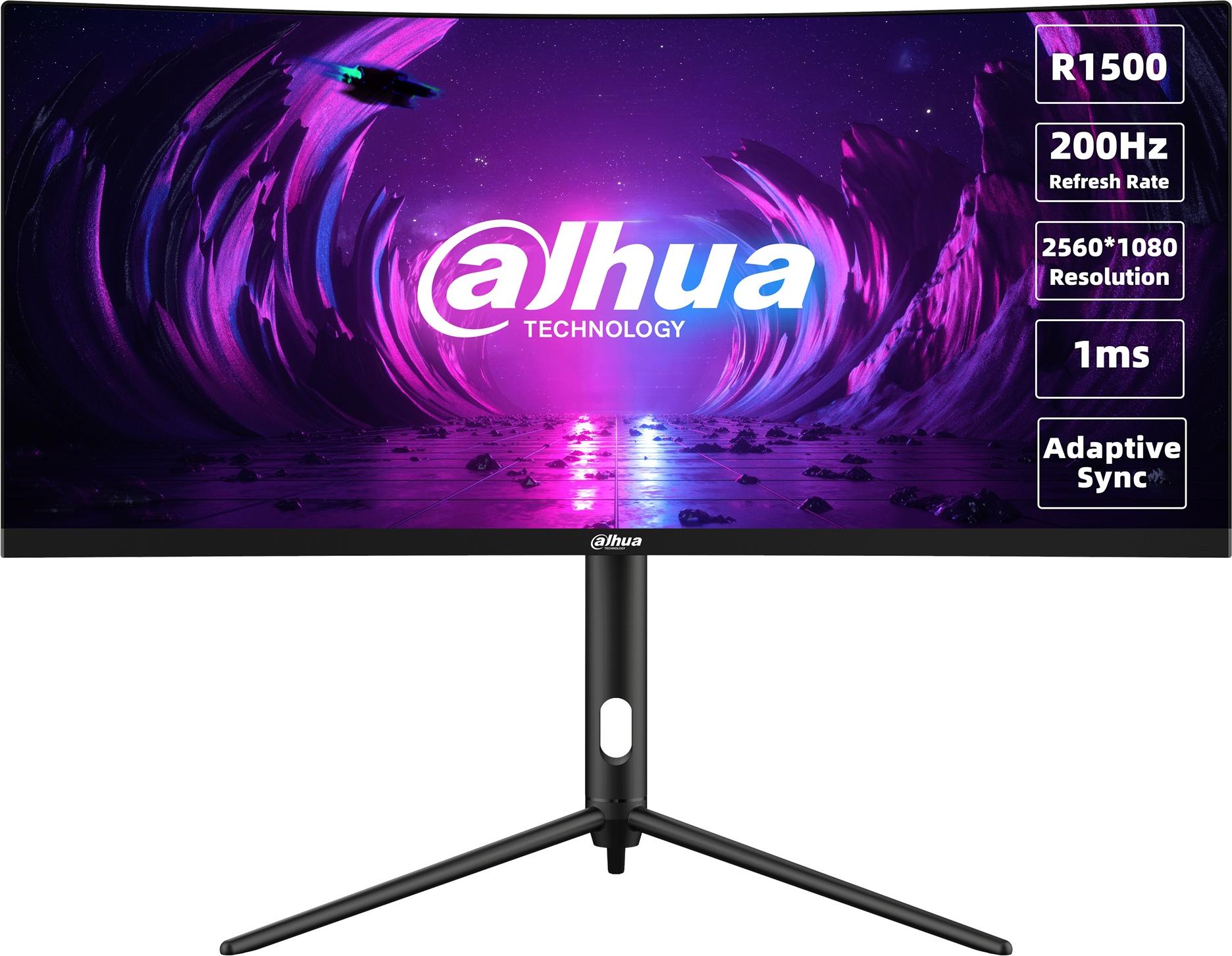 Dahua Technology LM30-E330CA Computerbildschirm 76,2 cm (30") 2560 x 1080 Pixel UltraWide Full HD LCD Schwarz - Rot (DHI-LM30-E330CA) (B-Ware)