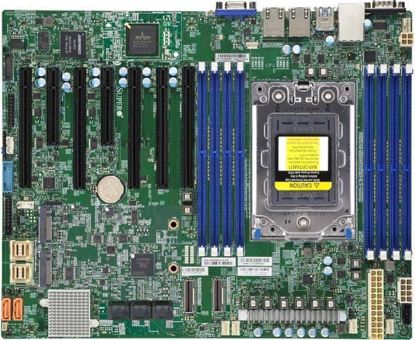 Supermicro H12SSL-i Server-Mainboard ATX Socket SP3 EPYC DDR4 bis 2 TB Bulk (MBD-H12SSL-i-B) (geöffnet)