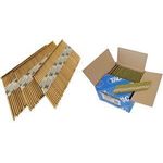 TACWISE Streifennägel 2.8/65 mm extra verzinkt, 3.300 Stück Papiergebundene Streifennägel mit D-Kopf, Ringschaft, zu 34 - 1 Stück (1125)